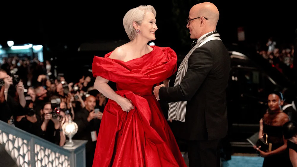 Meryl Streep elogia a Stanley Tucci durante ceremonia de estrella en el Paseo de la Fama