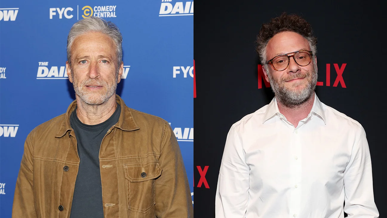 Seth Rogen y Jon Stewart critican regreso de Kanye West en evento de comedia