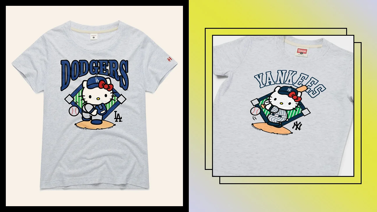 Hello Kitty lanza colección oficial de ropa con la MLB a través de Homage