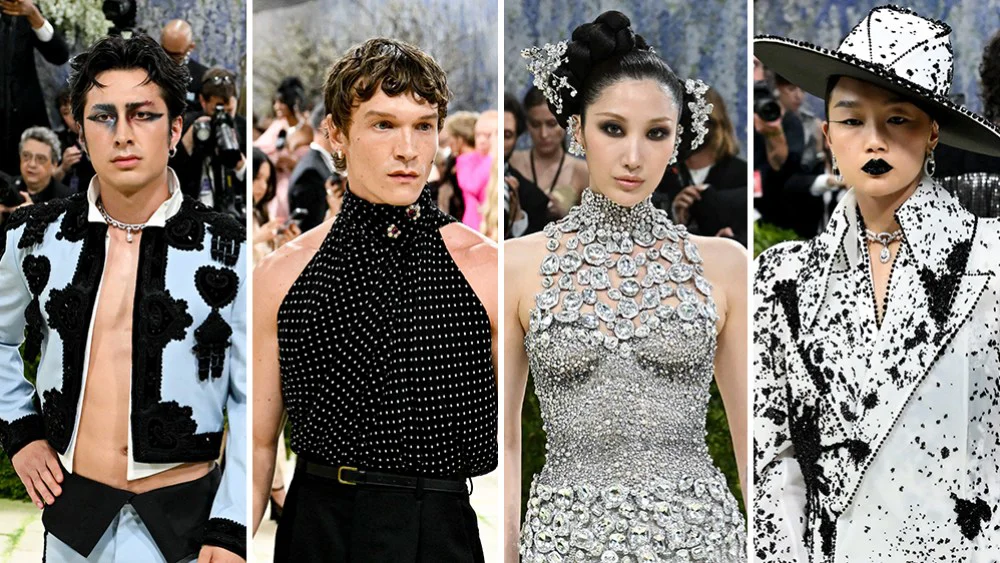 Connor Storrie y Hudson Williams debutan en el Met Gala 2026 con looks de Saint Laurent y Balenciaga