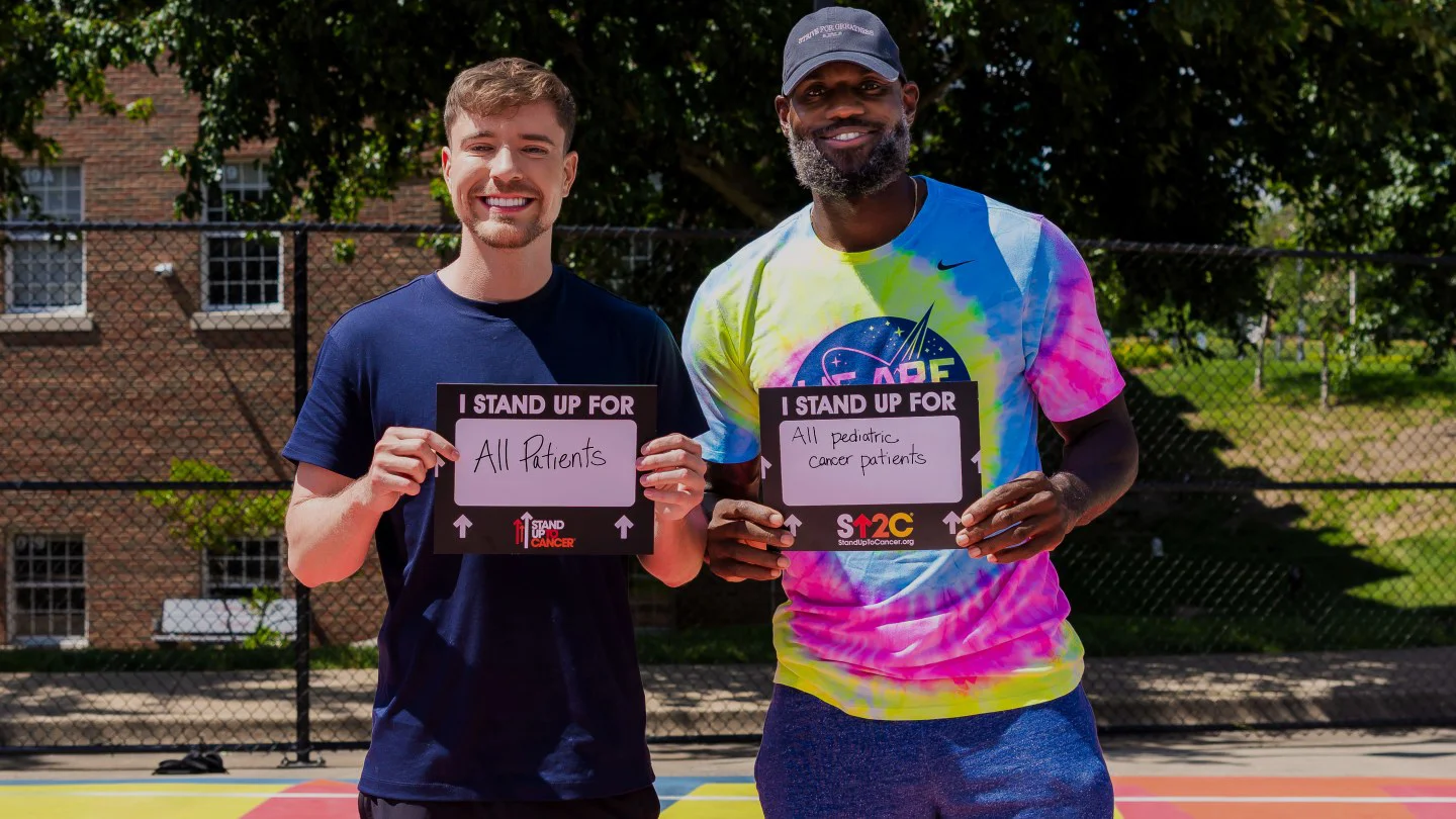 MrBeast y LeBron James lanzan video filantrópico para niños con cáncer