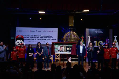 Lotería Nacional emite billete conmemorativo por décimo aniversario luctuoso de Juan Gabriel