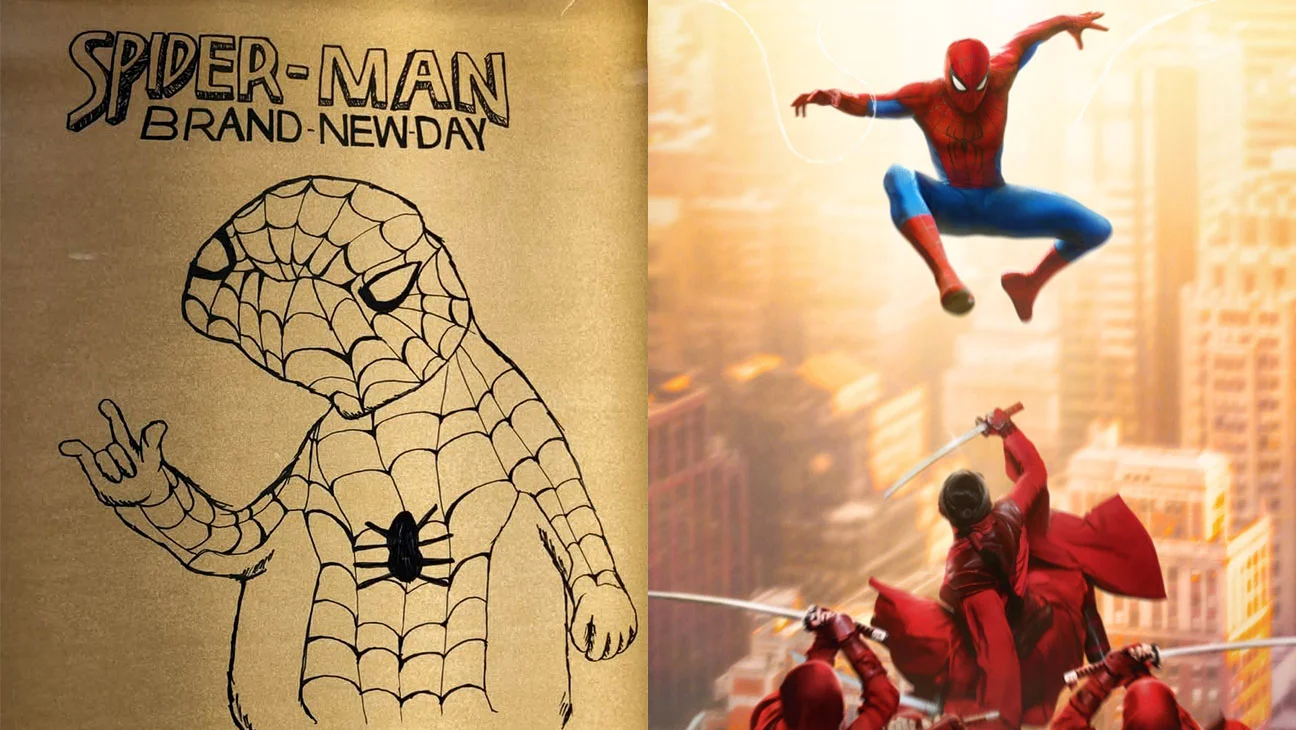 Empleado de cine dibuja póster de 'Spider-Man' a mano y se vuelve viral ante falta de material oficial