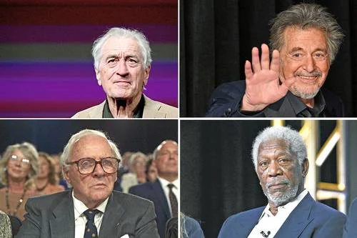 Actores veteranos (De Niro, Pacino, Hopkins, Freeman), ¿abandonados a su suerte?