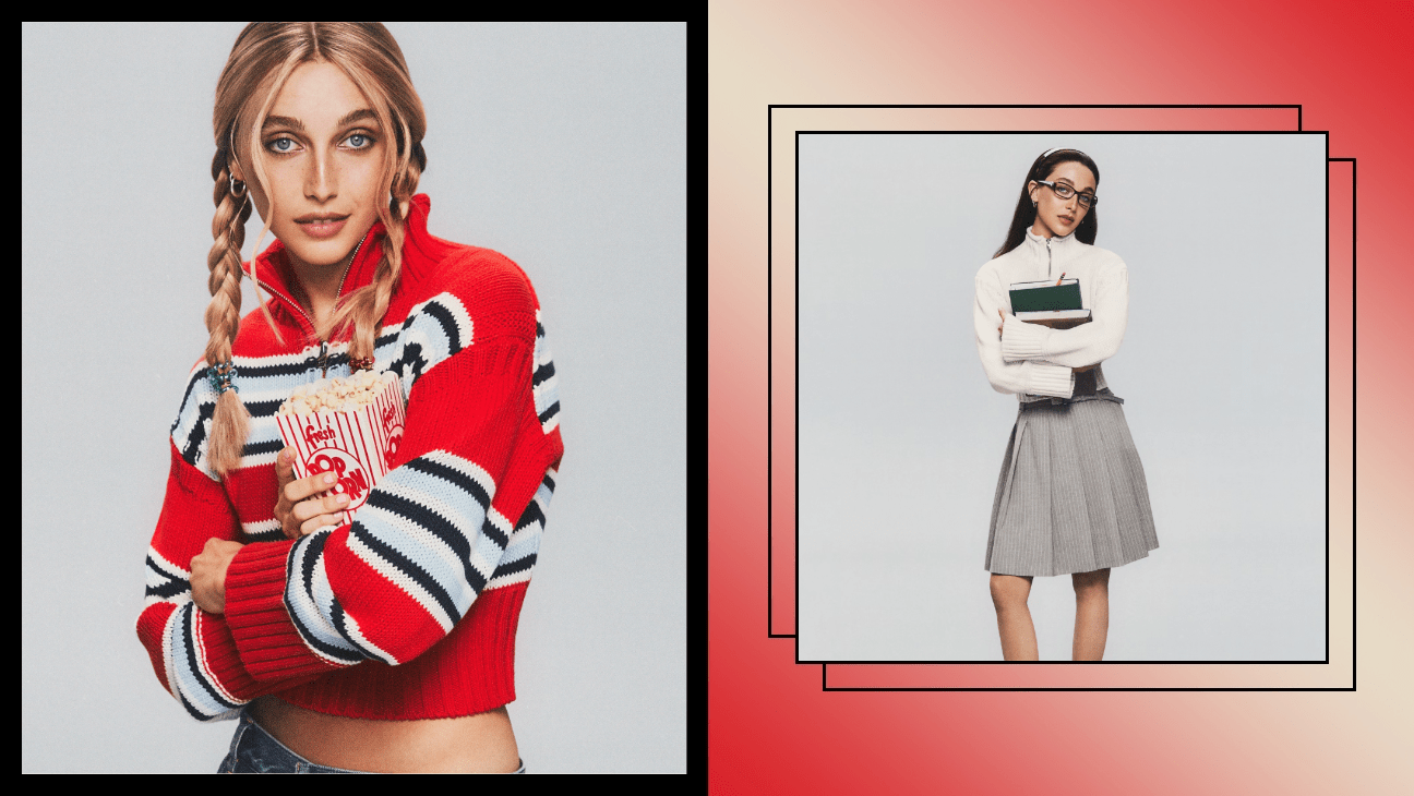 Emma Chamberlain protagoniza la nueva campaña del Tiny Rollneck de J.Crew