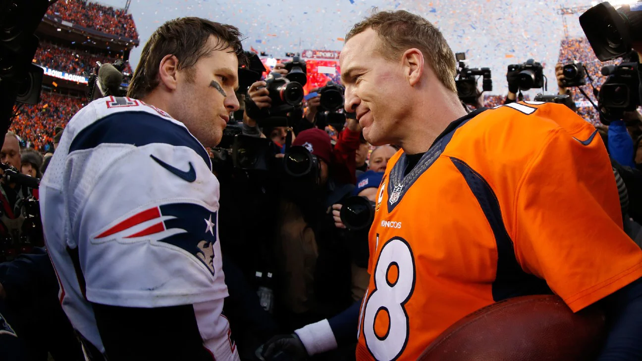 Anuncian documental sobre la rivalidad entre Tom Brady y Peyton Manning