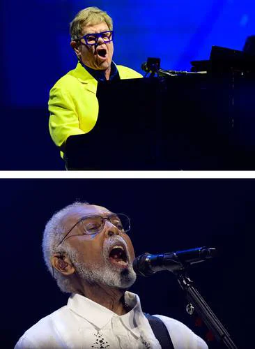 Elton John y Gilberto Gil protagonizan emotivo encuentro tras sus actuaciones en Rock in Rio