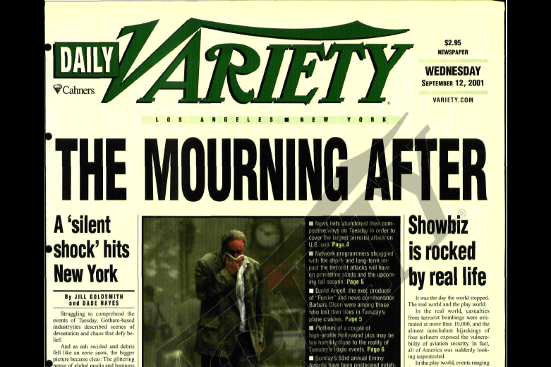 Variety documentó el 11-S con edición especial tras los ataques
