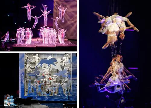 Echo de Cirque du Soleil presenta en Querétaro un cubo de 10 toneladas y 11 actos acrobáticos