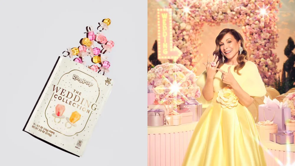 Mindy Weiss lanza colección nupcial de Ring Pop con sabores exclusivos y empaque especial